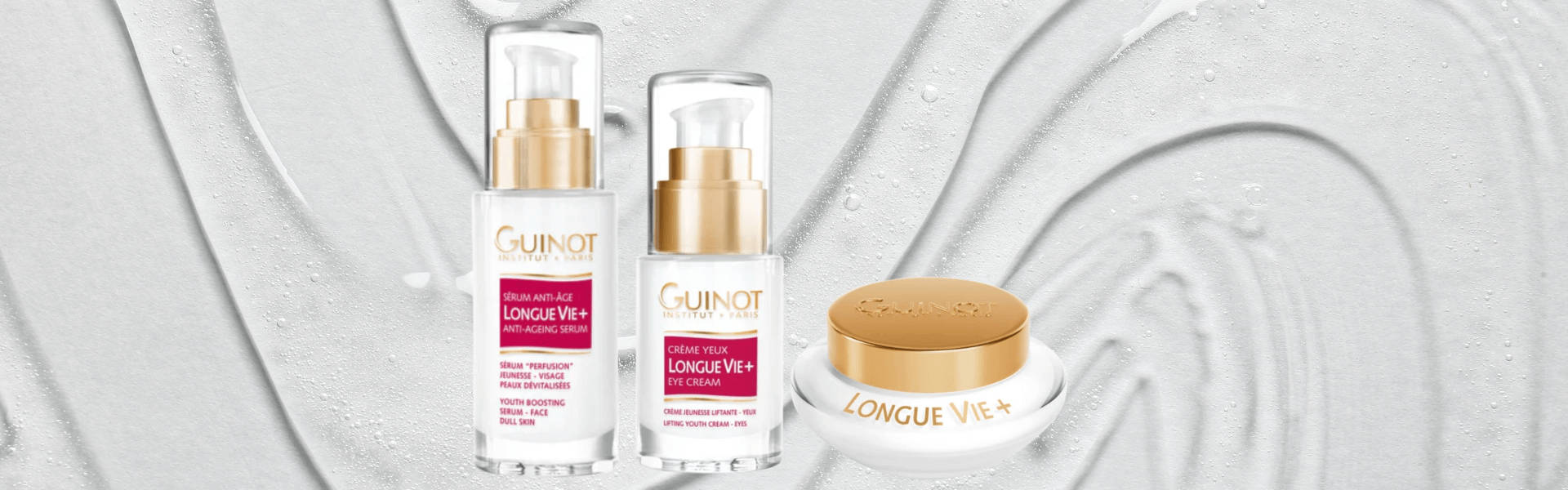 Guinot Paris - Longue Vie Plus Kollectionsbanner