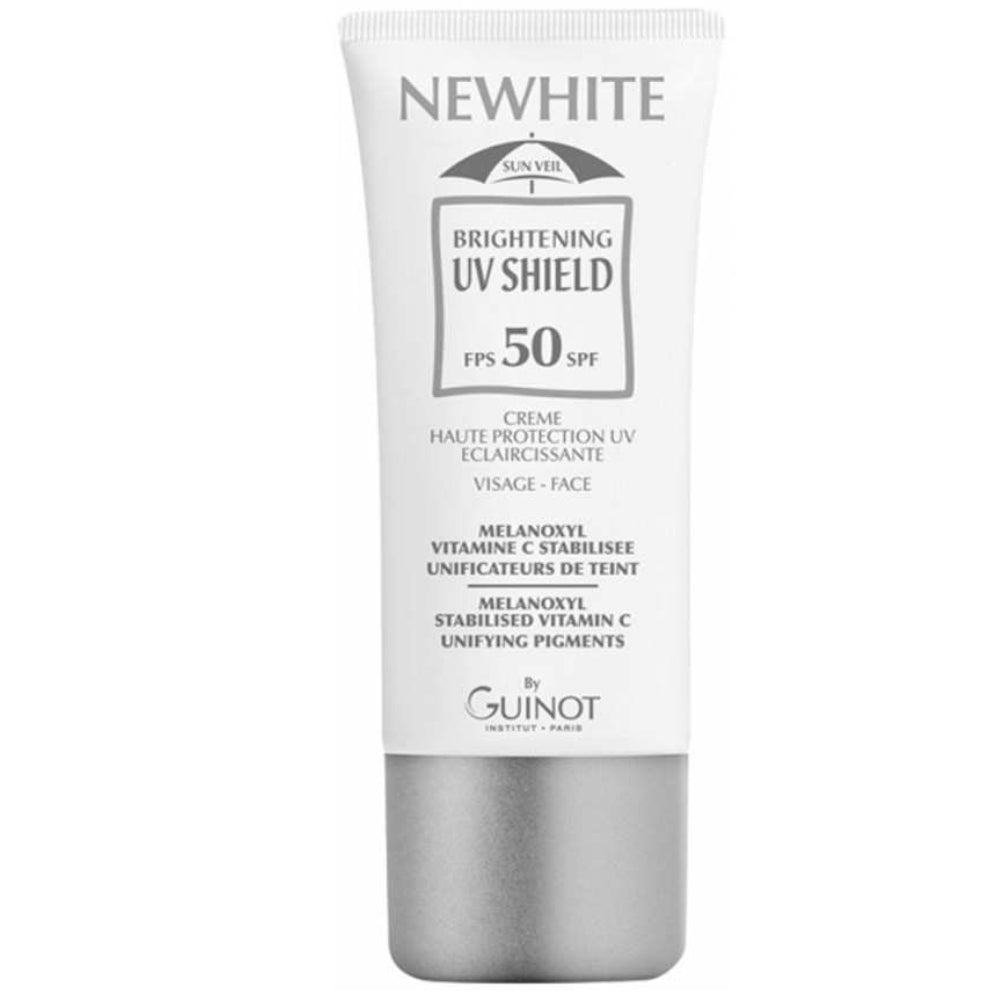 Guinot Newhite Crème UV SPF 50 – aufhellende Tagespflege mit hohem Lichtschutz für pigmentierte Haut