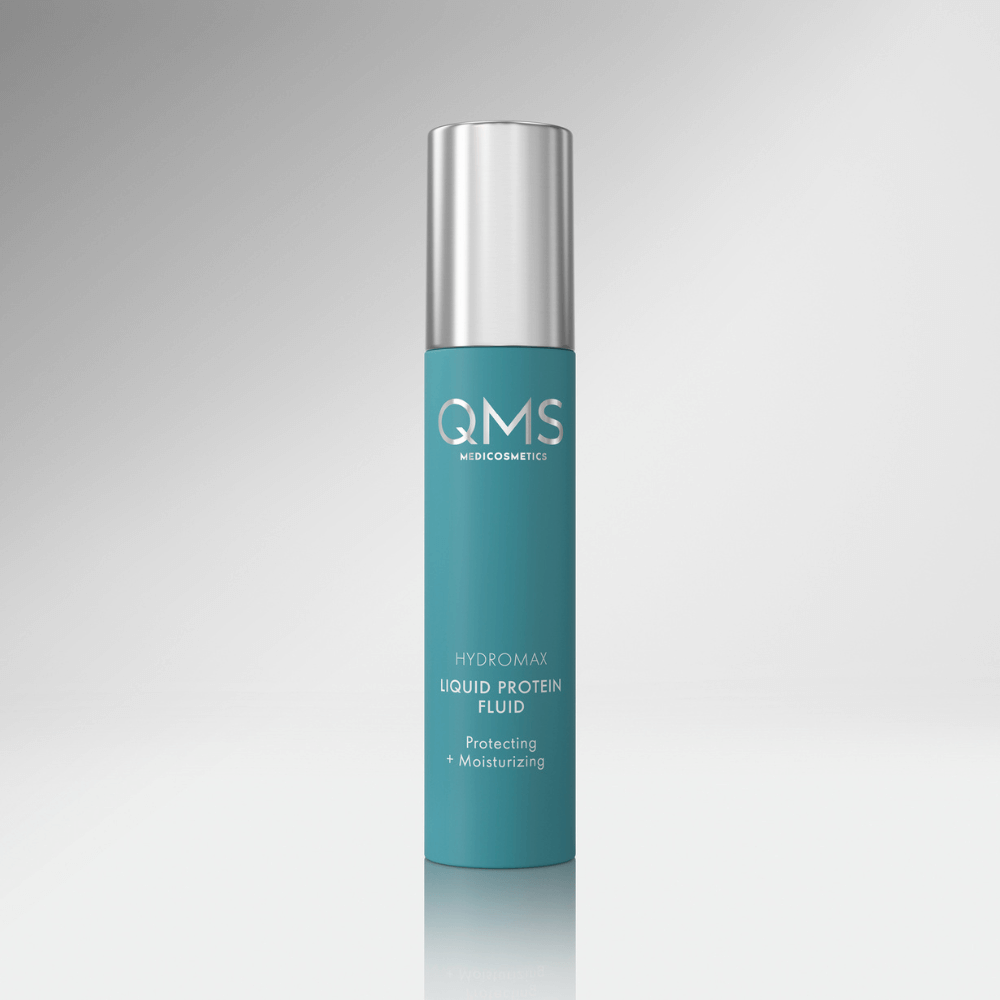 QMS Hydromax Liquid Protein Fluid – Leichtes Feuchtigkeitsfluid zur Stärkung der Hautbarriere und für ein geschmeidiges Hautgefühl.