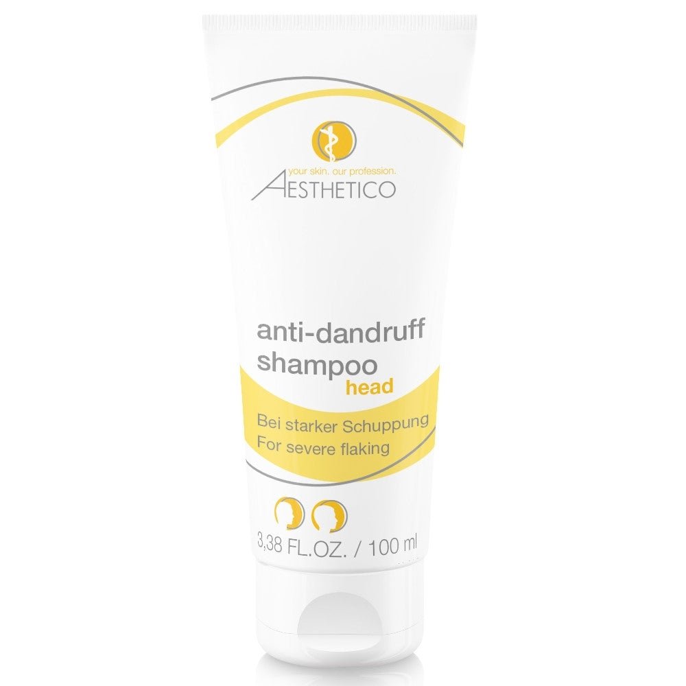 AESTHETICO Anti-Dandruff Shampoo Head – 100 ml Shampoo gegen starke Schuppenbildung, beruhigend und klärend