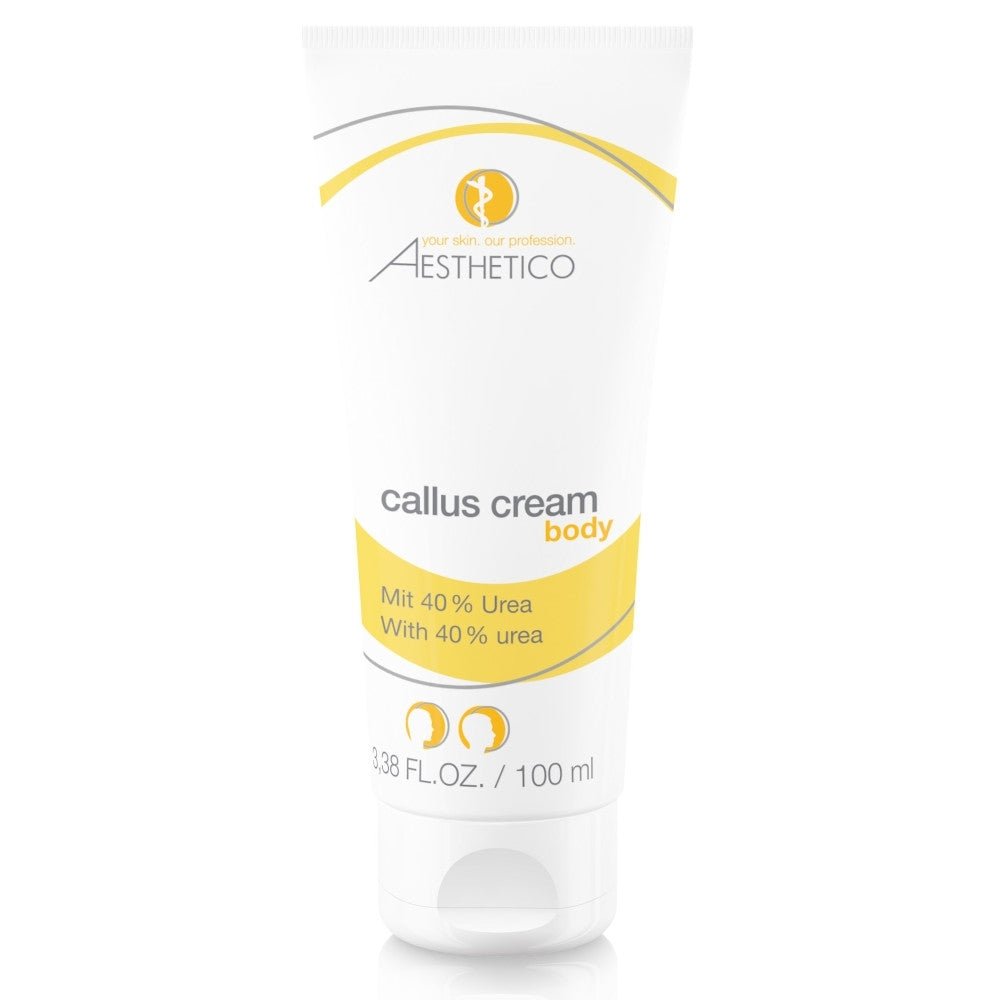 AESTHETICO Callus Cream Body - Fußcreme mit 40 % Urea zur effektiven Hornhautpflege, 100 ml Tube