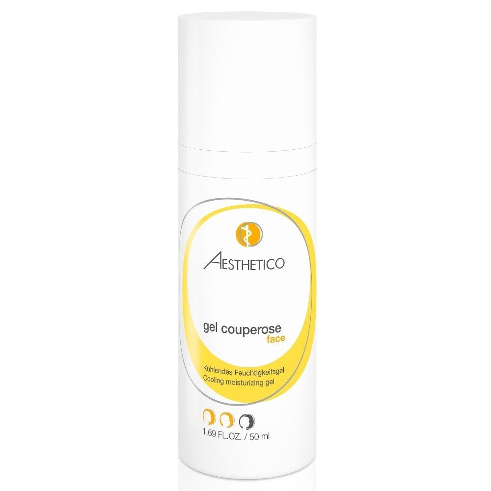 AESTHETICO Gel Couperose – 50 ml beruhigendes Spezialgel zur Pflege bei Rötungen und sichtbaren Äderchen (Couperose)