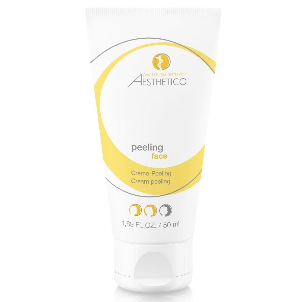 AESTHETICO Peeling Face – 50 ml sanftes Gesichtspeeling zur Entfernung abgestorbener Hautzellen und Verfeinerung des Hautbildes