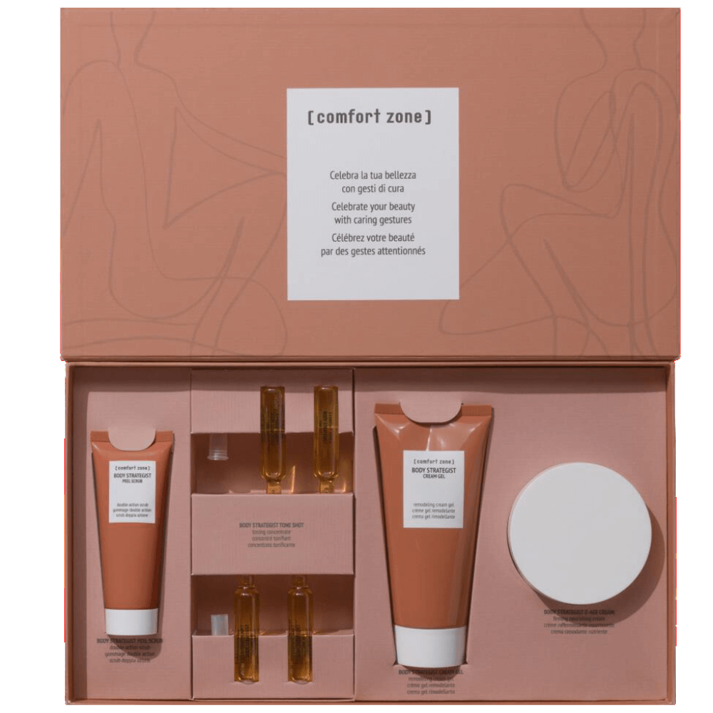 Comfort Zone Body Strategist 28-Day Tone Kit, intensives Körperpflegeset zur Straffung und Tonisierung der Haut