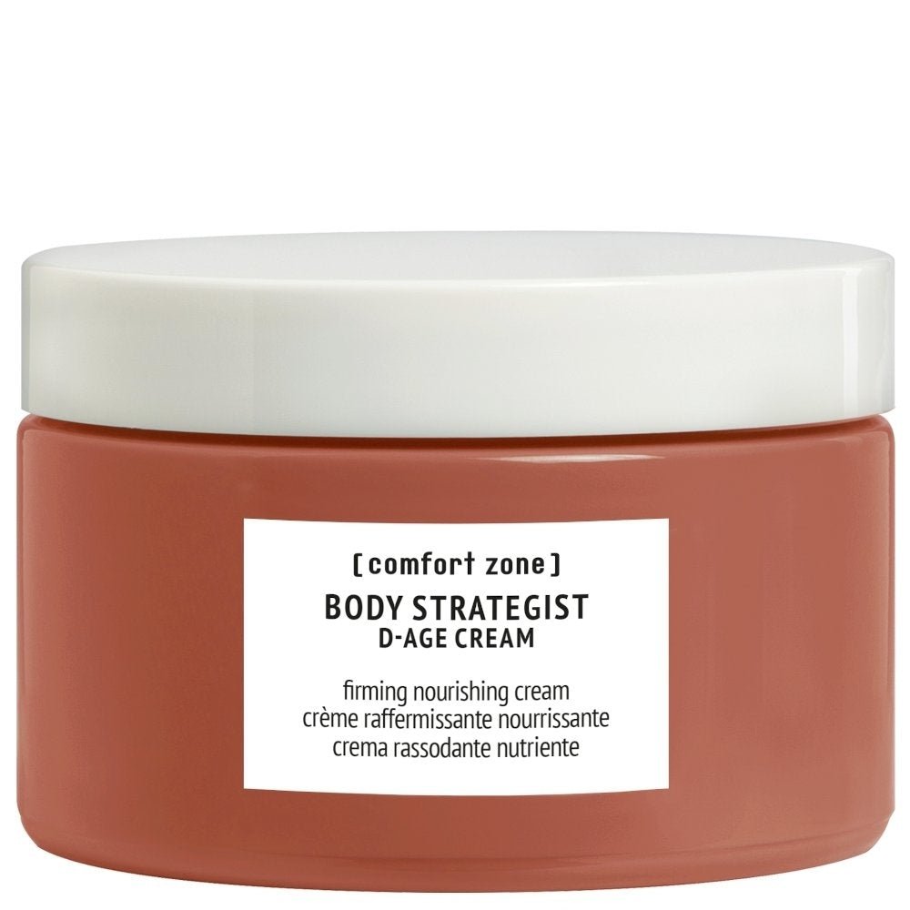 Comfort Zone Body Strategist D-Age Cream 180ml, nährende Anti-Aging-Körpercreme zur Straffung und Glättung der Haut - Tiegel