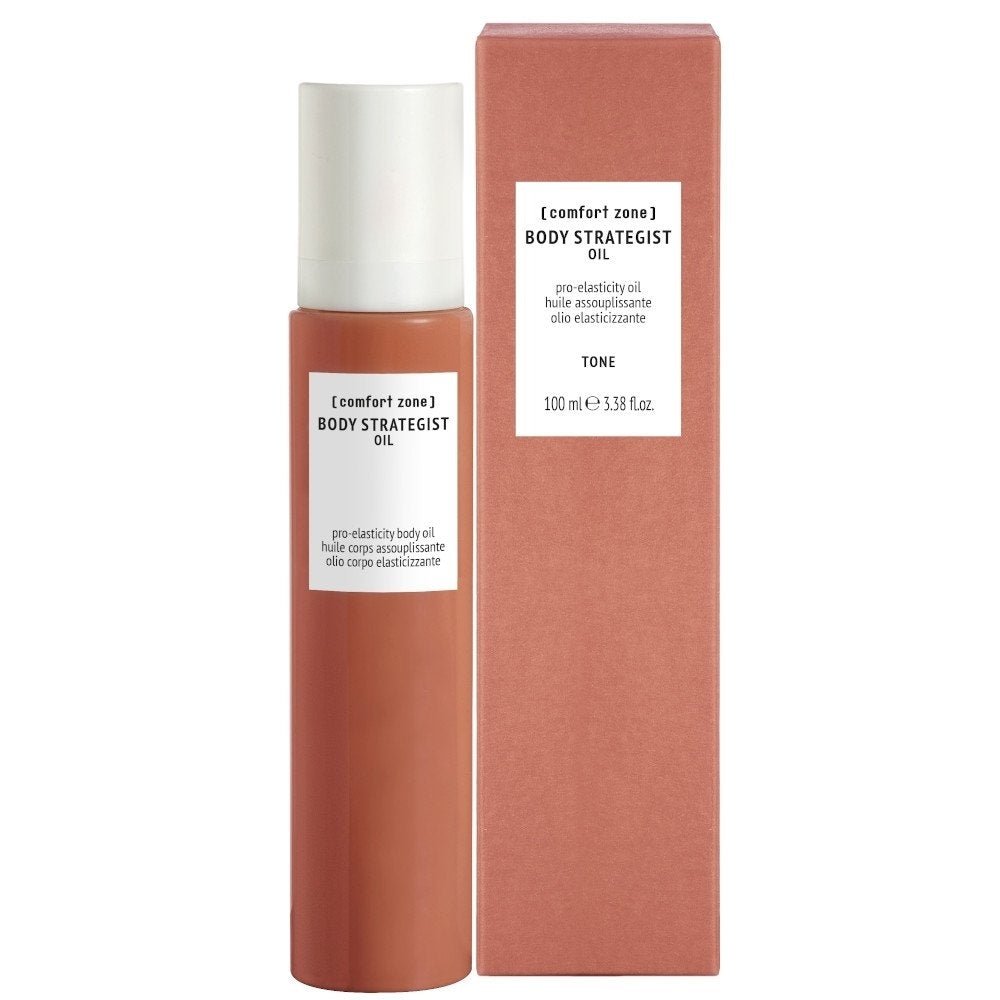 Comfort Zone Body Strategist Oil 100ml, straffendes und nährendes Körperöl zur Verbesserung der Hautelastizität