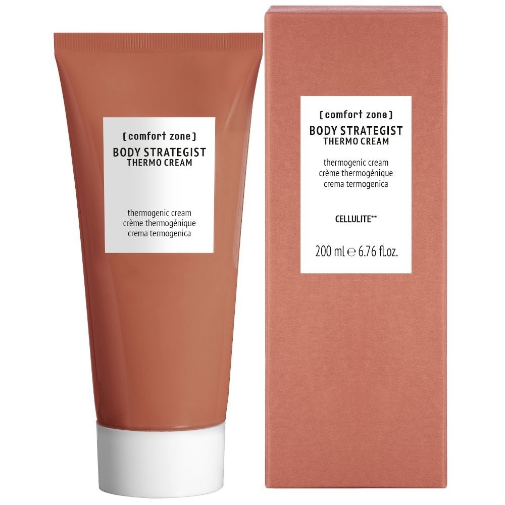 Comfort Zone Body Strategist Thermo Cream 200ml, wärmende Creme zur gezielten Behandlung von Cellulite und Hautstraffung