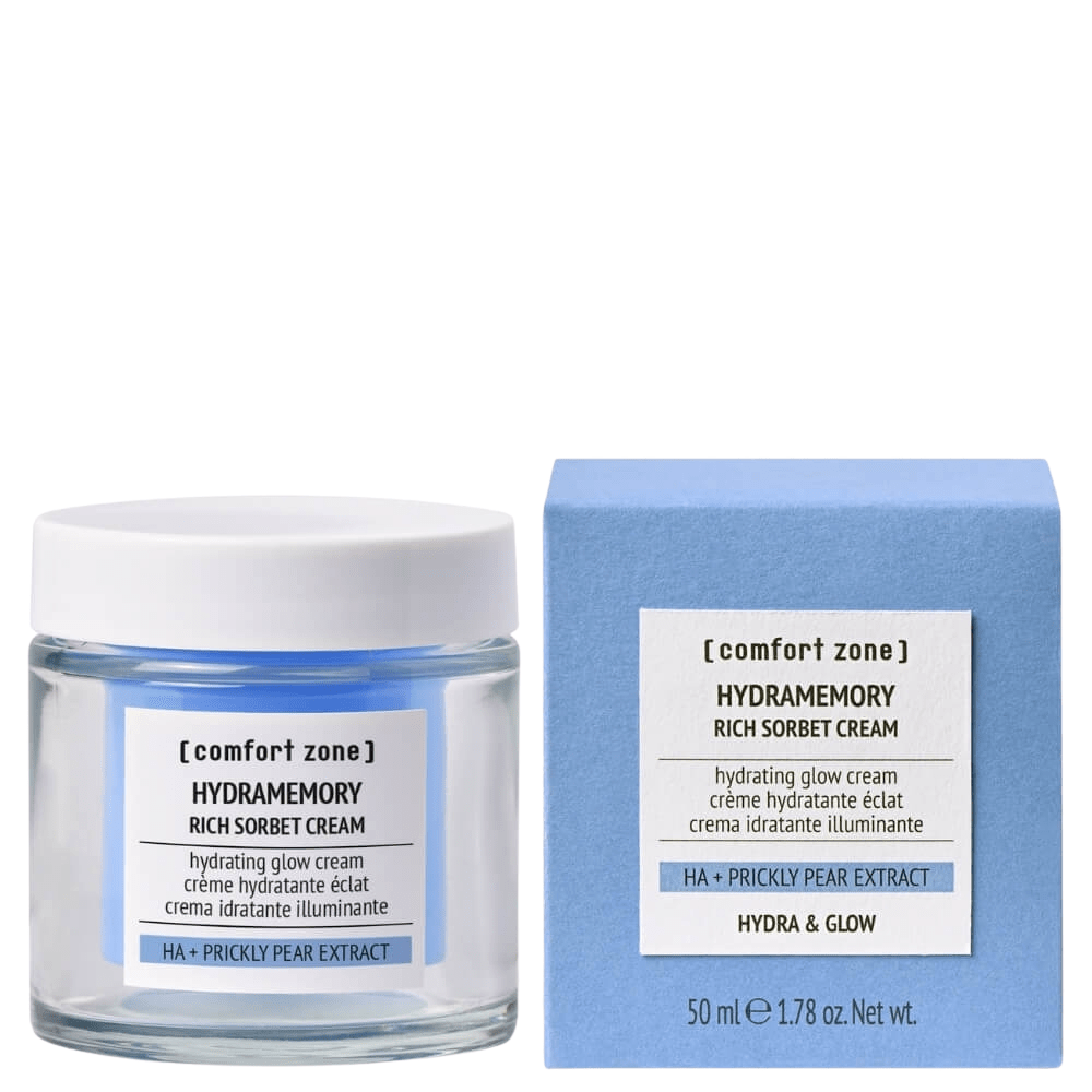 Comfort Zone Hydramemory Rich Sorbet Cream - Tiegel und Kartonage