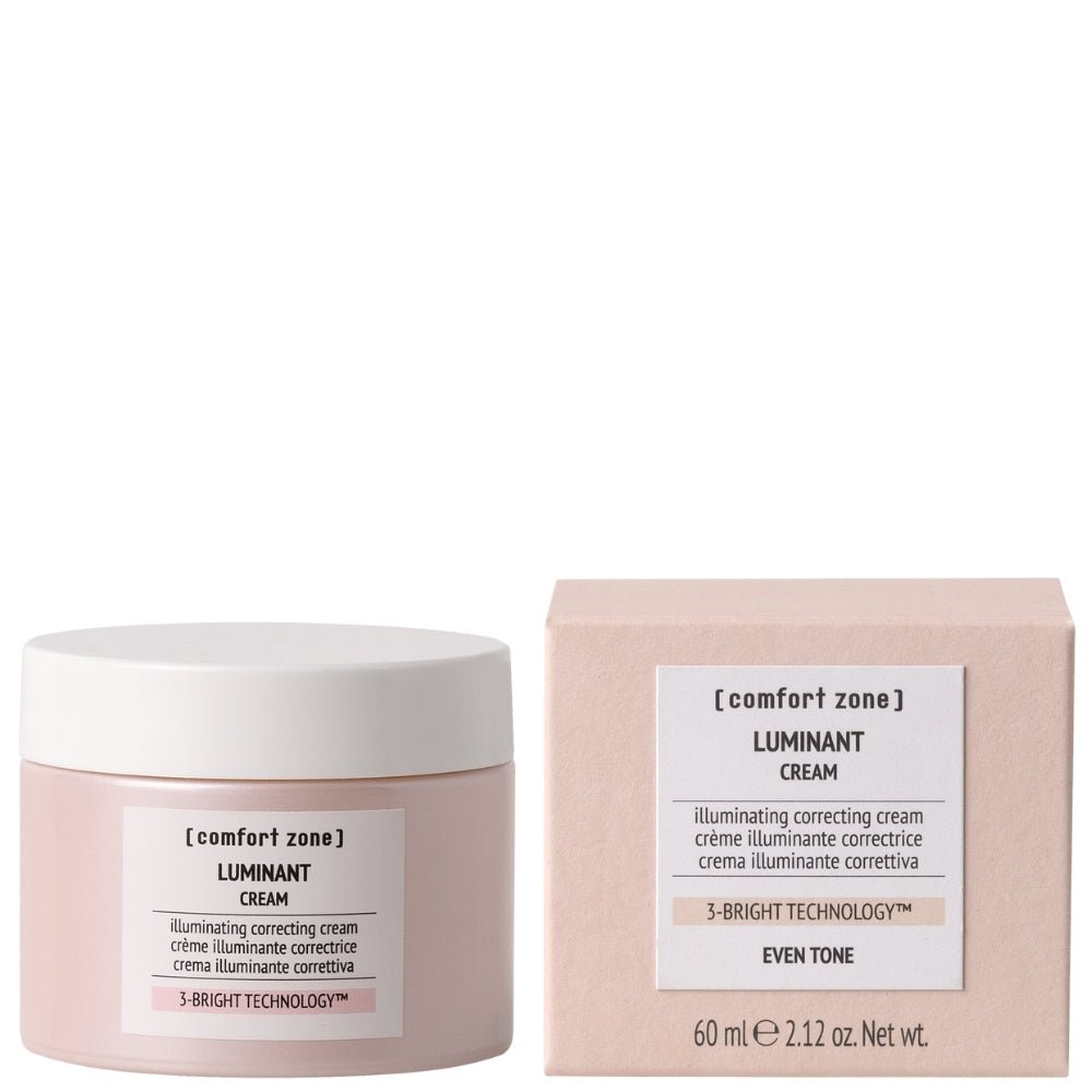 Comfort Zone Luminant Cream, aufhellende Gesichtscreme im Tiegel mit Originalverpackung
