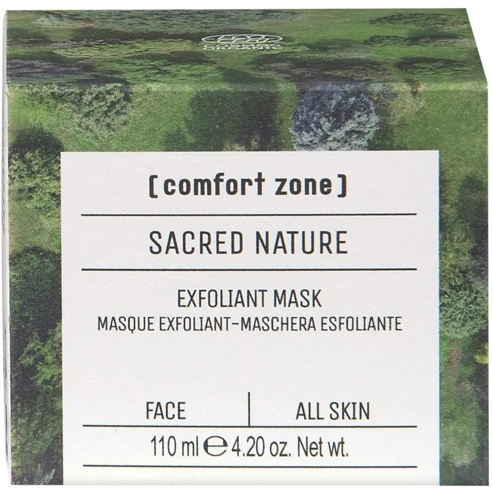 Comfort Zone Sacred Nature Exfoliant Mask 110ml, sanfte Peeling-Maske für eine glattere Haut - Umverpackung