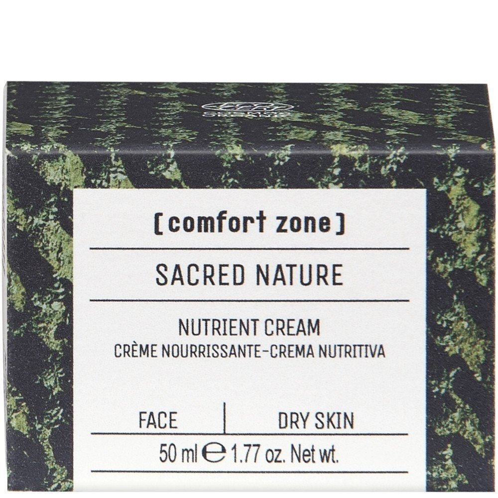 Comfort Zone Sacred Nature Nutrient Cream 50ml, nährende Gesichtscreme für intensive Pflege - Umverpackung