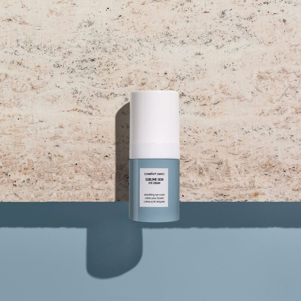 Comfort Zone Sublime Skin Eye Cream 15ml, glättende Anti-Aging-Augencreme in einer Mood-Aufnahme