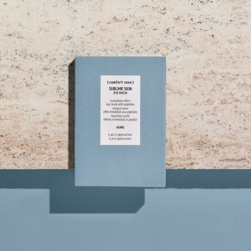 Comfort Zone Sublime Skin Eye Patch 6 Stk., erfrischende und glättende Augenpads in einer Mood-Aufnahme