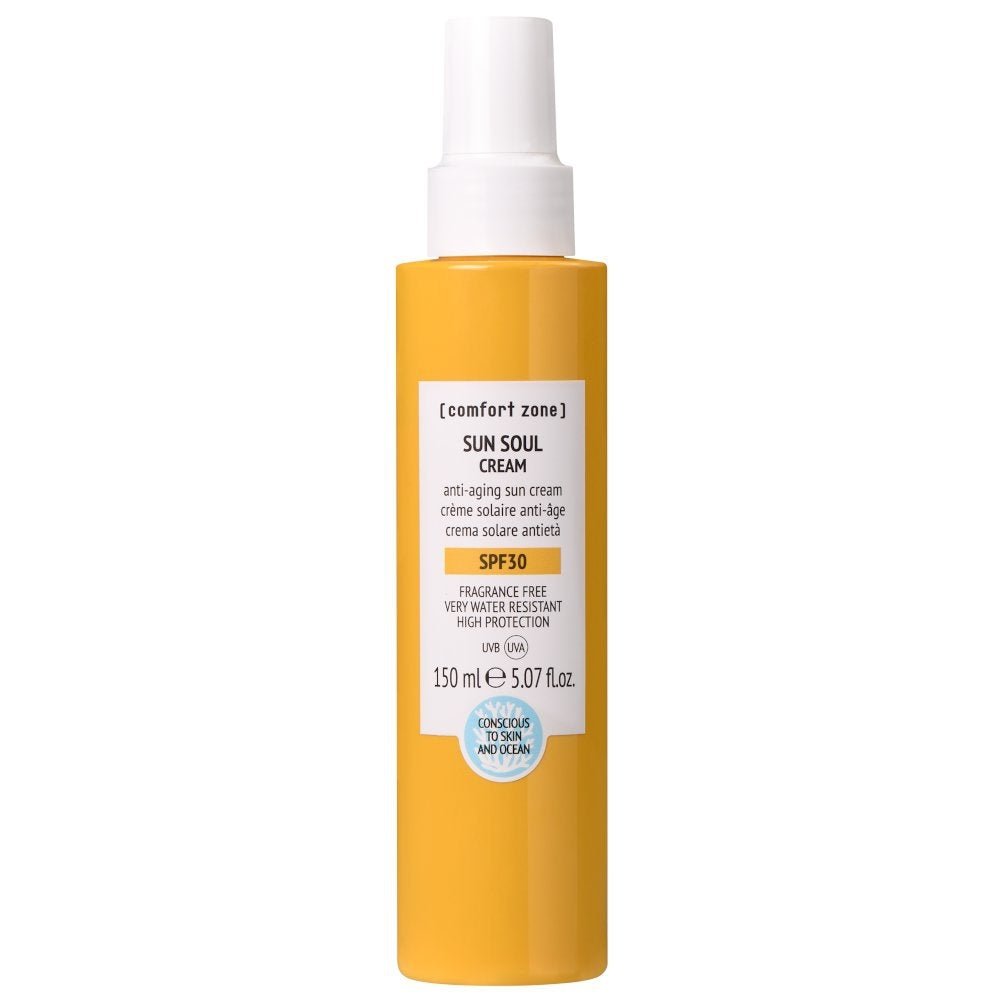 Comfort Zone Sun Soul Cream SPF30 150ml, feuchtigkeitsspendende Sonnencreme für zuverlässigen UV-Schutz