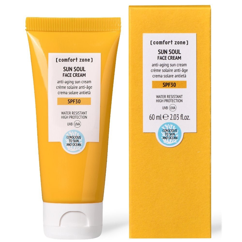 Comfort Zone Sun Soul Face Cream SPF30 60ml, leichte und schützende Sonnencreme für das Gesicht
