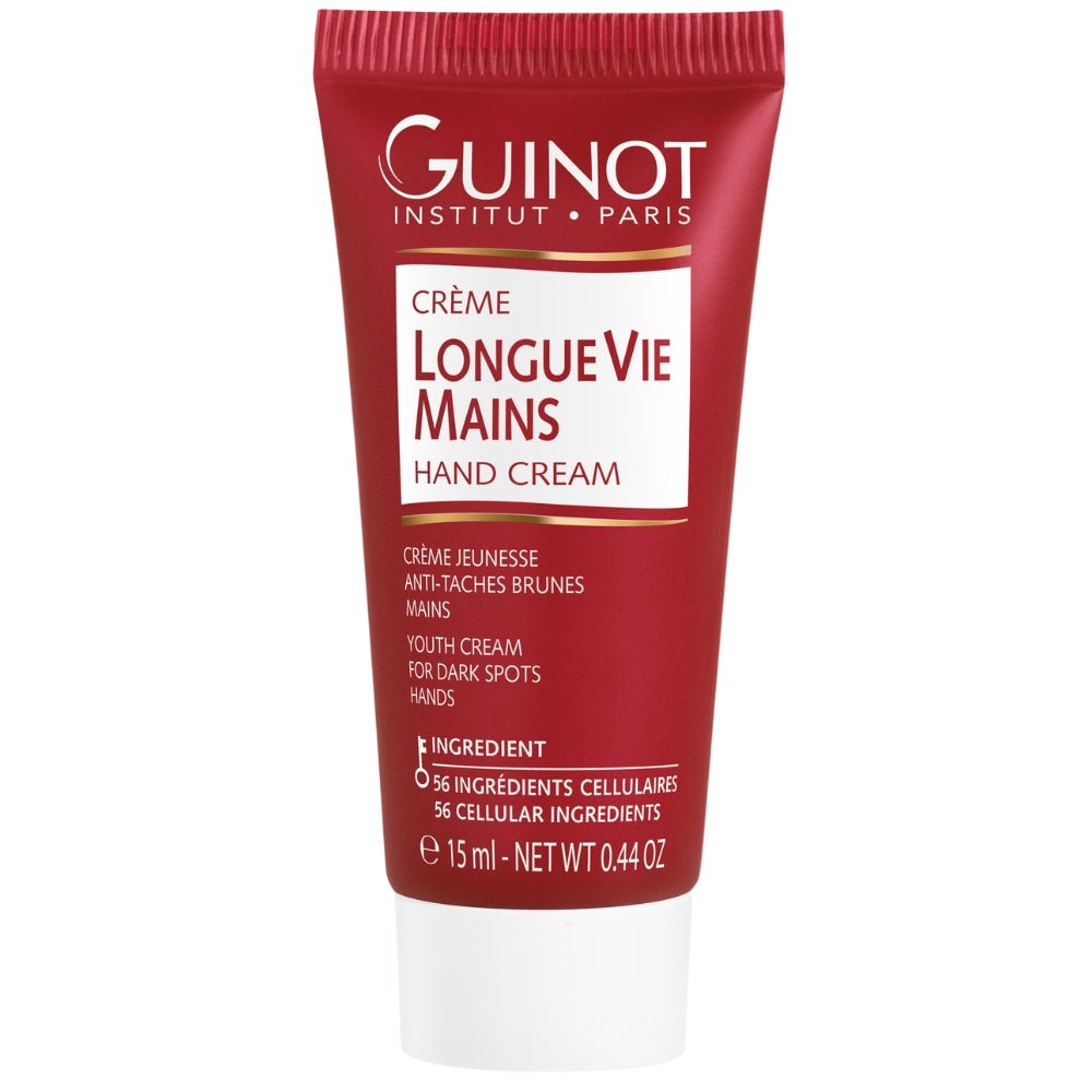 Guinot Longue Vie Mains 15 ml – praktische Handcreme für unterwegs mit regenerierender Wirkung