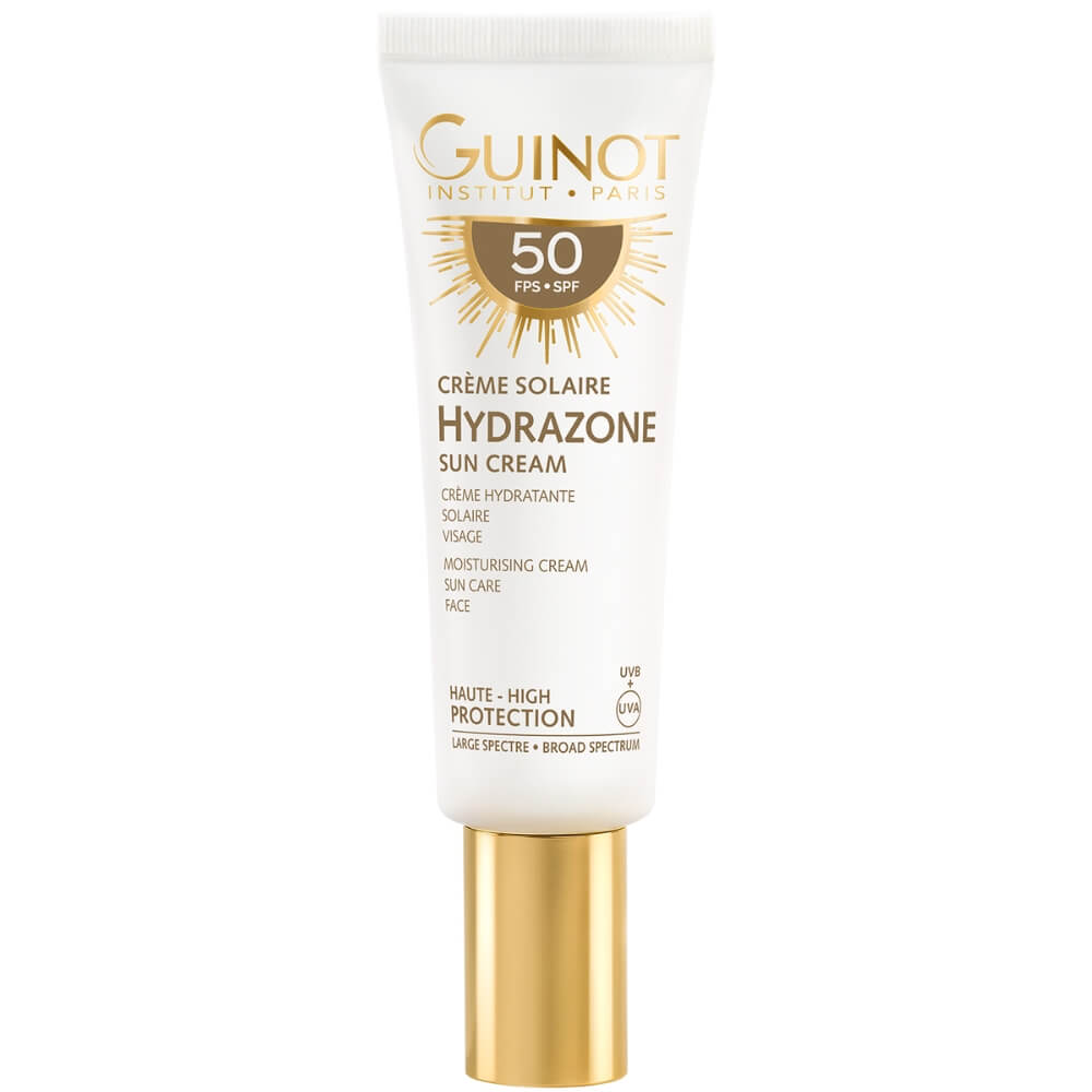 Guinot Hydrazone Sonnencreme – schützende Gesichtscreme mit Lichtschutzfaktor 50 und Feuchtigkeitspflege