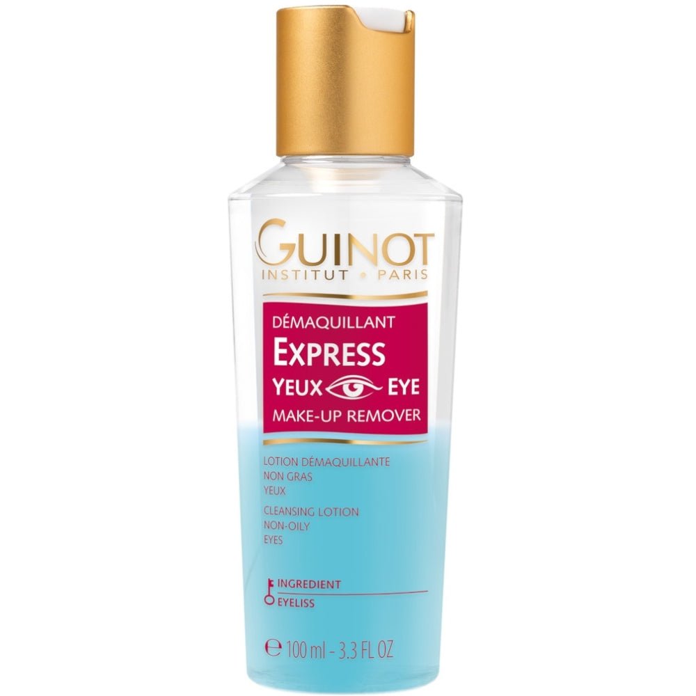 Guinot Express Augen-Make-up-Entferner – sanfte Zwei-Phasen-Lotion für empfindliche Augen