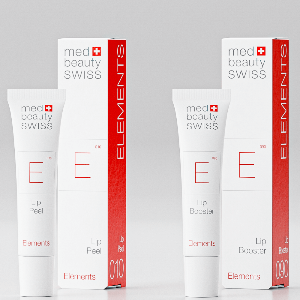 Med Beauty Swiss Lip Peel und Lip Booster – Sanftes Lippenpflege-Duo für zarte Lippen