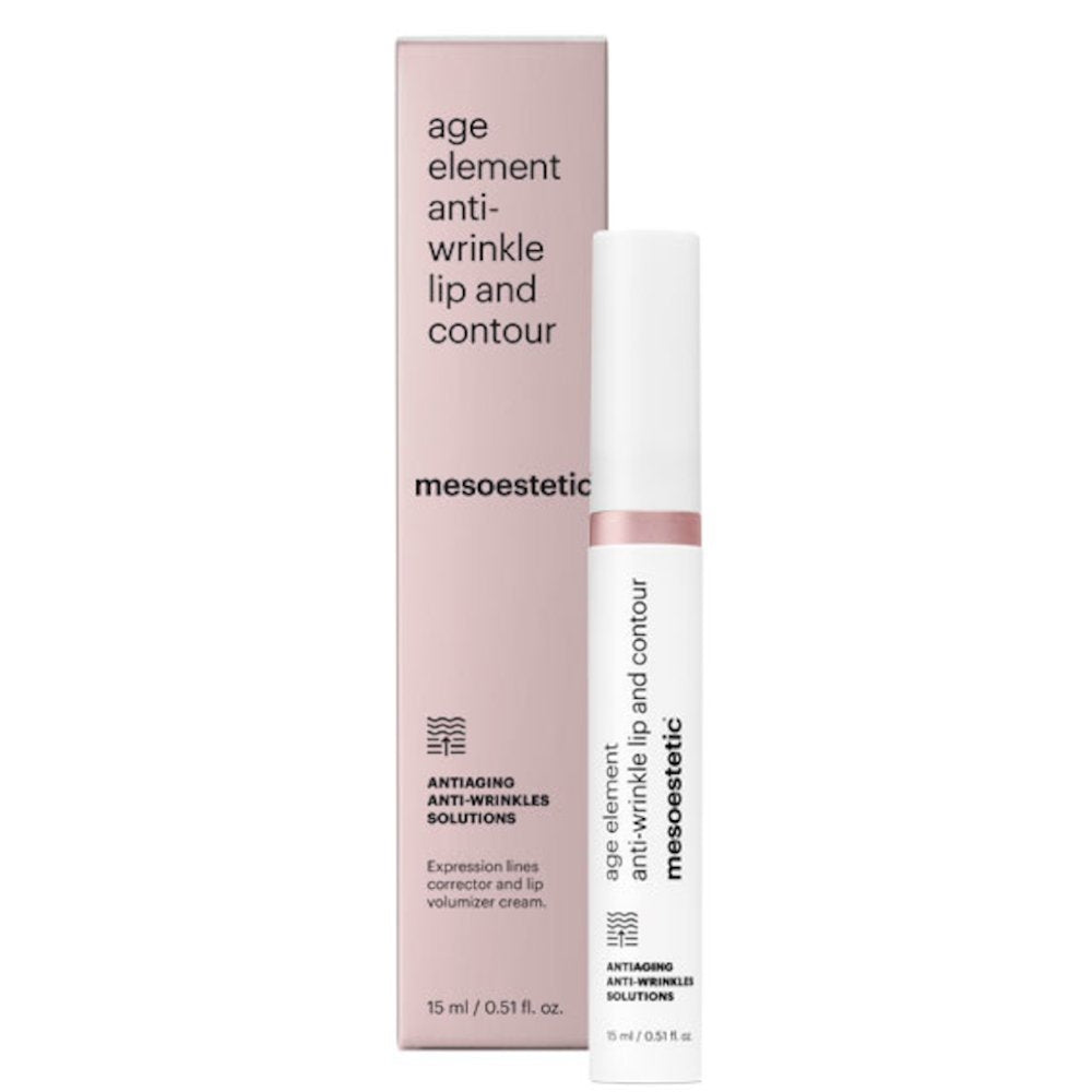 Mesoestetic Age Element Anti-Wrinkle Lip Contour 15ml – Produktfoto der Lippenpflege zur Faltenreduktion und Konturverbesserung