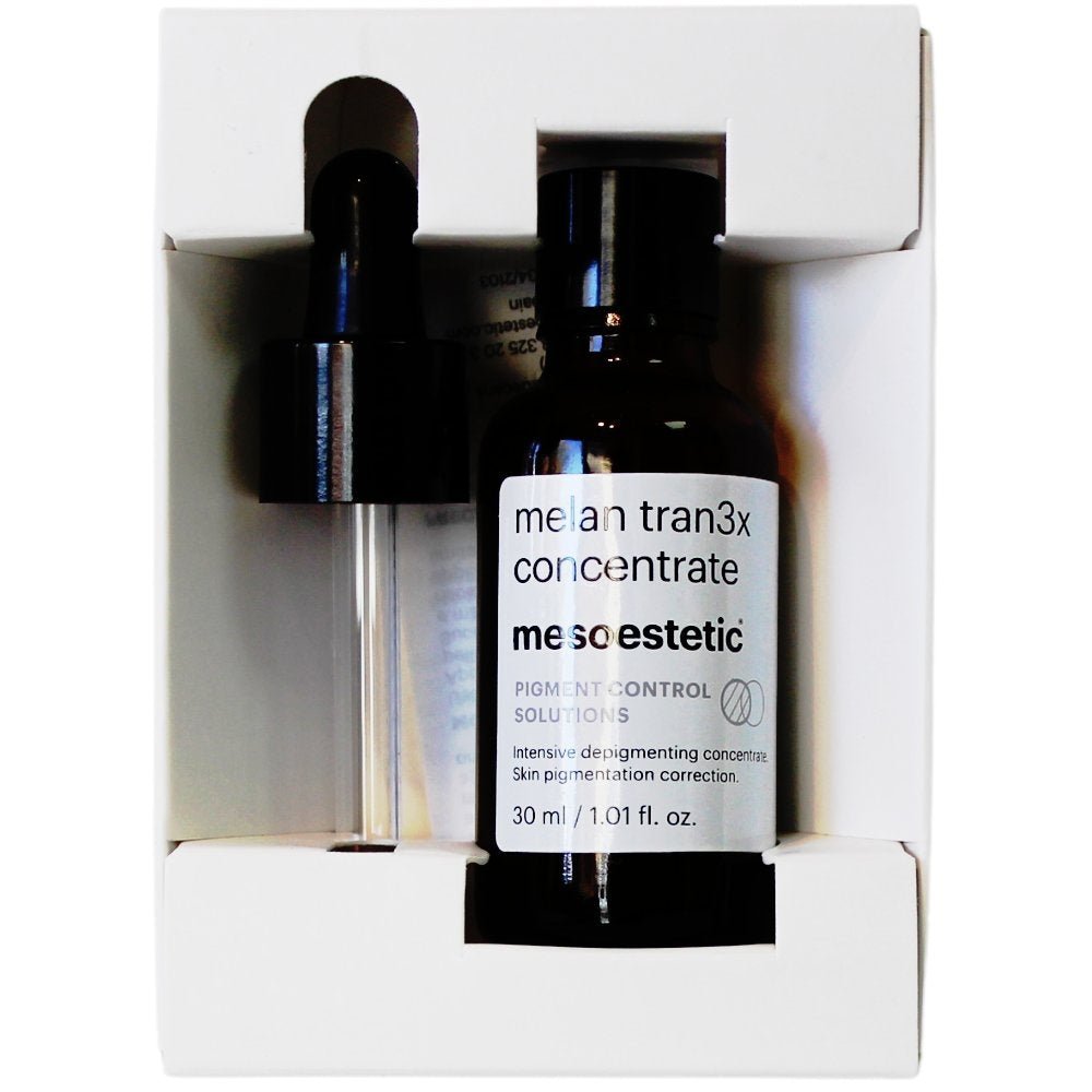 Mesoestetic Melan Tran3x Concentrate 30ml – Hochwirksames Serum zur Reduktion von Hyperpigmentierung und Hautverfärbungen