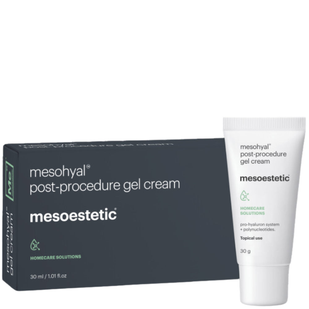 Mesoestetic Mesohyal Post-Procedure Gel Cream 30ml – Beruhigende Gel-Creme zur Hautpflege nach ästhetischen Behandlungen, mit Umverpackung