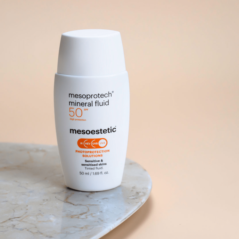 Mesoestetic Mesoprotech Mineral Fluid SPF 50 – Sonnenschutz mit mineralischem Filter