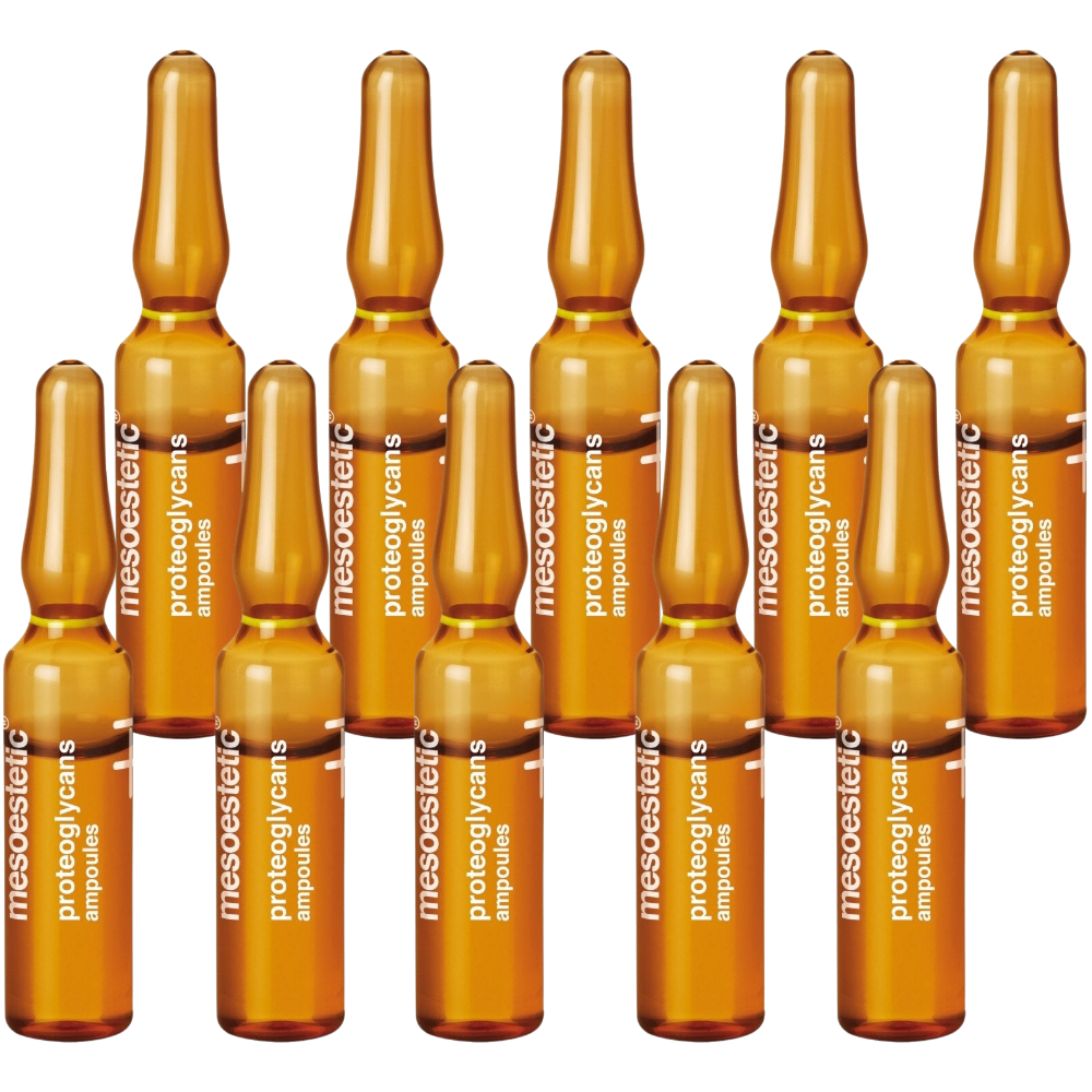 Mesoestetic Proteoglycans Ampoules 10 x 2ml – Intensiv pflegende Ampullen mit Proteoglykanen zur Hautstraffung und Feuchtigkeitsversorgung
