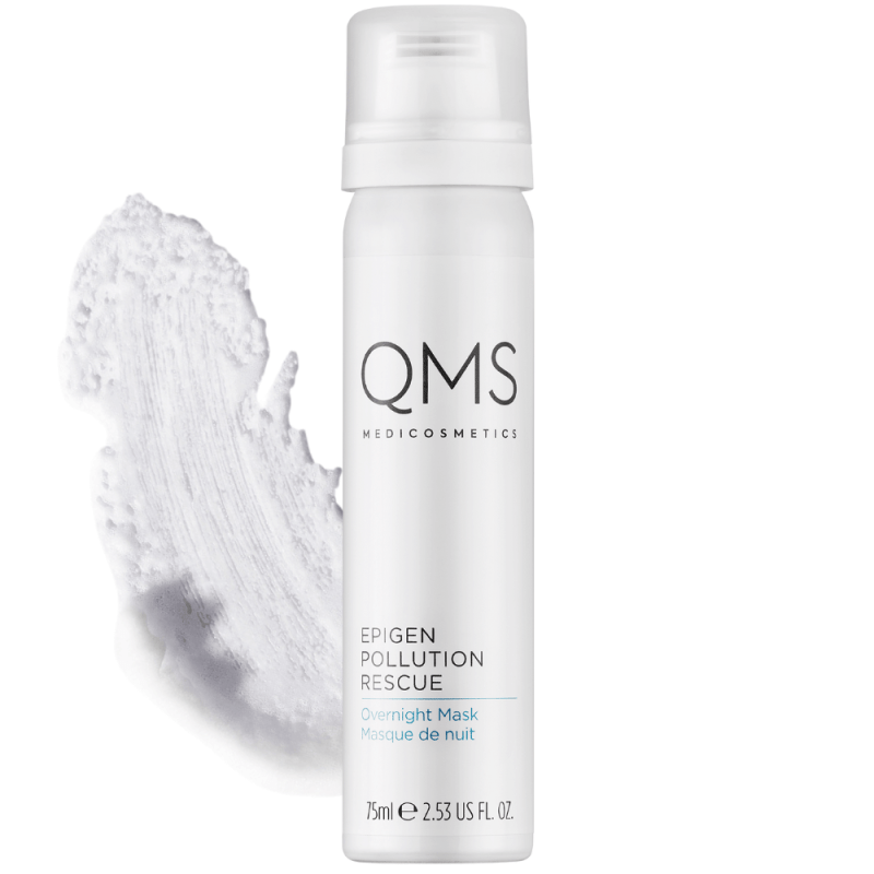 QMS Epigen Night Mask – Verpackung und Textur der regenerierenden Nachtmaske