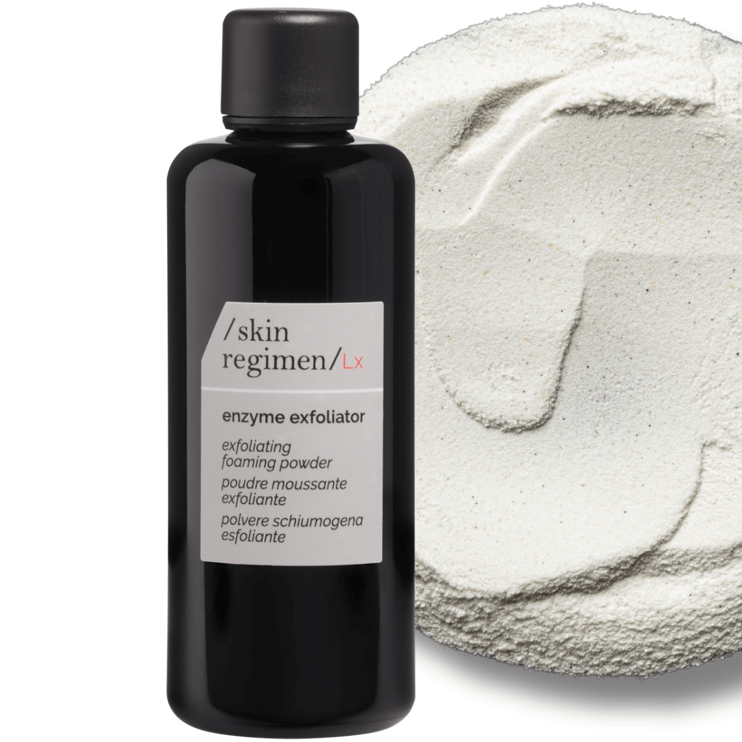 Skin Regimen LX Enzyme Exfoliator – hochwirksames Enzympeeling mit natürlicher Formel für verfeinerte, glatte und ebenmäßige Haut.