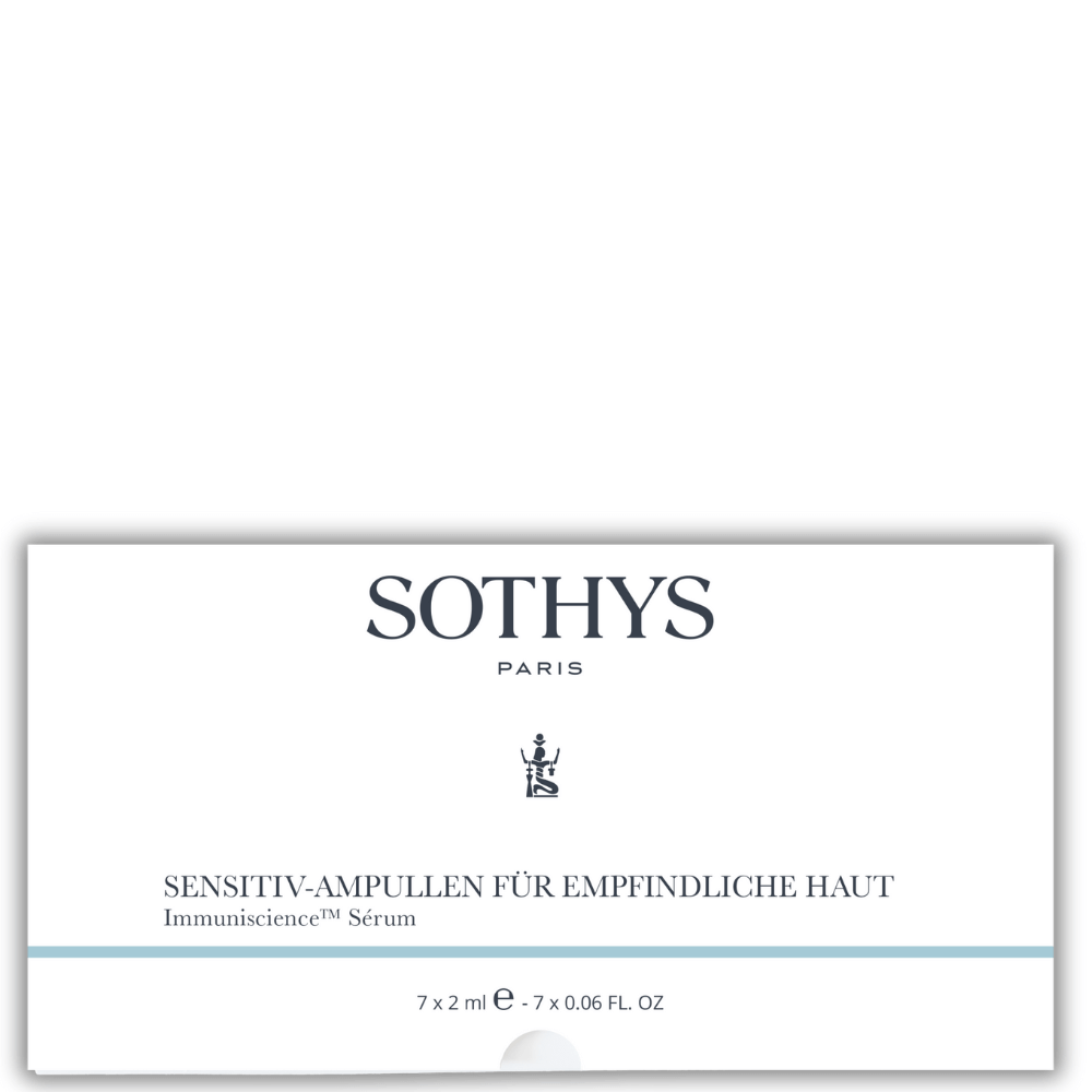 Sothys Ampoules Immuniscience Serum 7x2ml - Beruhigende Ampullenpflege für empfindliche Haut – 7-Tage-Kur für ausgeglichene Haut
