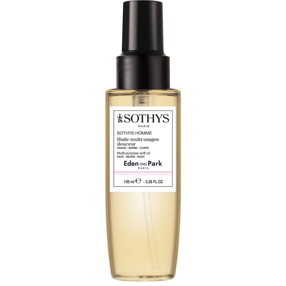 Sothys Homme Multi-Öl für Gesicht, Bart & Körper, 100ml Flasche