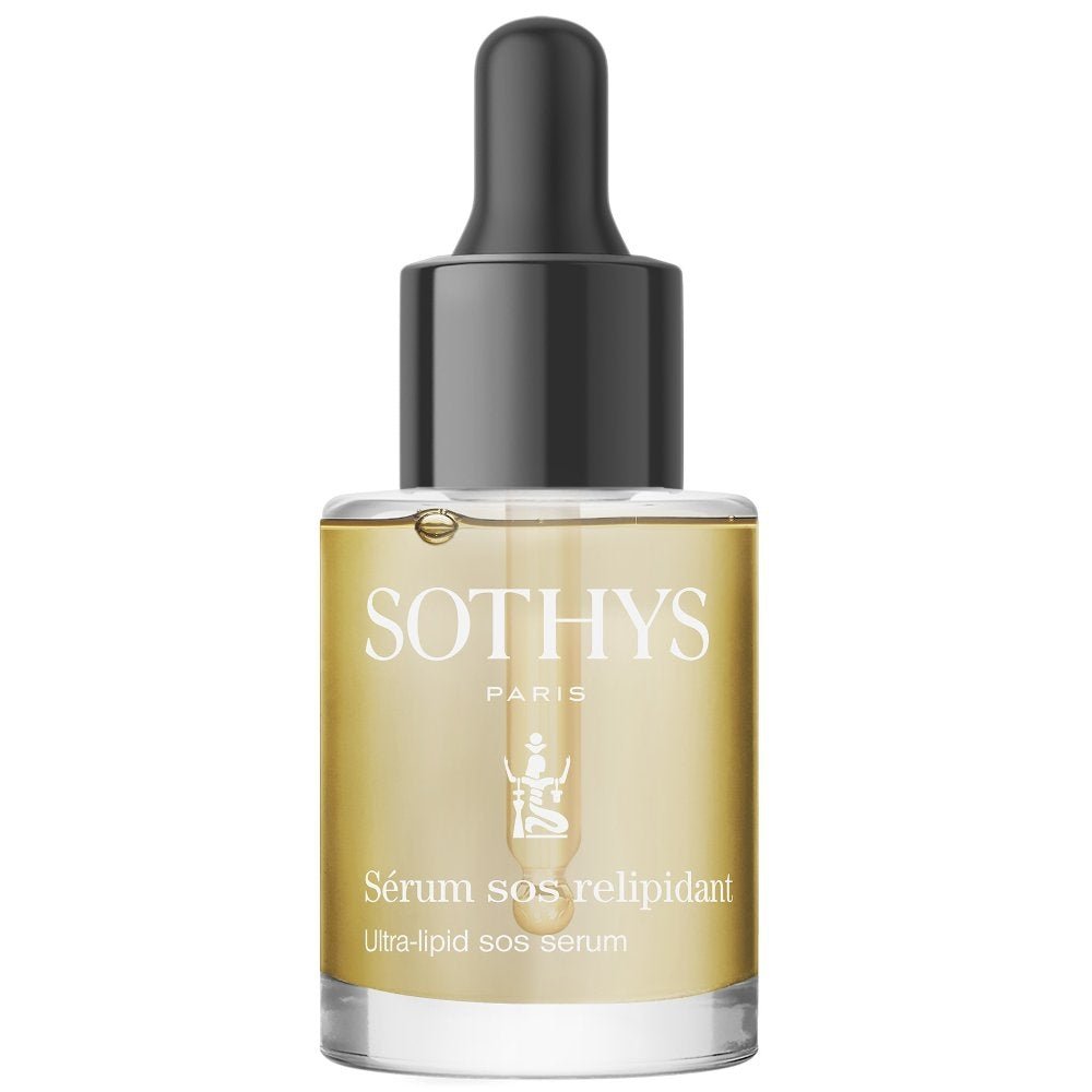 Sothys Lipid SOS-Serum – Trockenöl für trockene Haut - 30ml Flasche mit Pipette