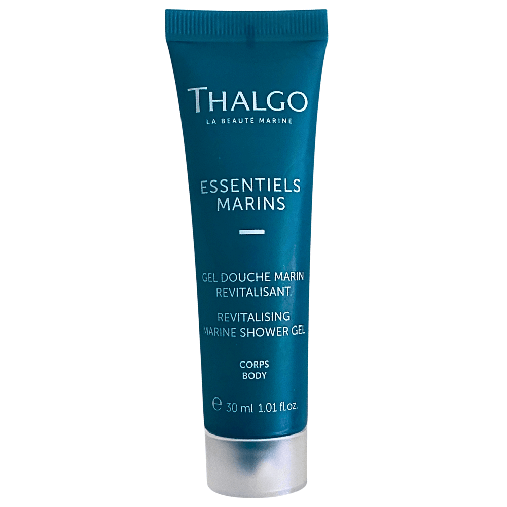 Thalgo Revitalising Marine Shower Gel 30 ml Tube – Reisegröße, sulfatfrei, mit maritimen Mineralien & Spurenelementen, sanfte Hautpflege