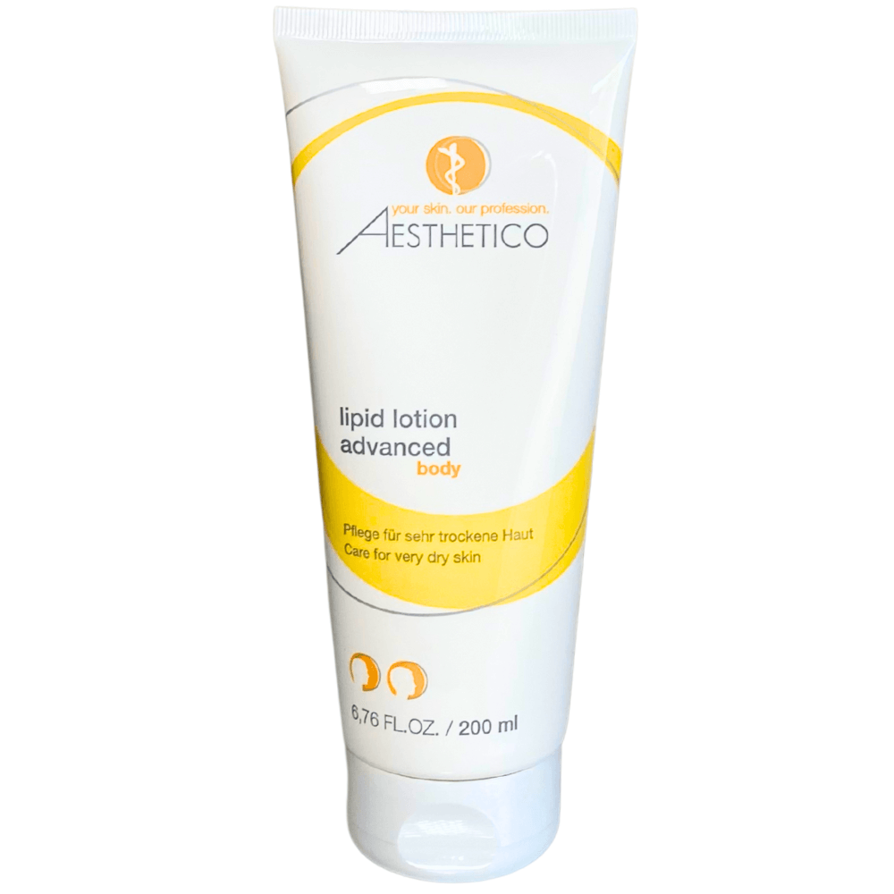 AESTHETICO lipid lotion advanced in der 200 ml Tube – Pflege für sehr trockene, gereizte Haut