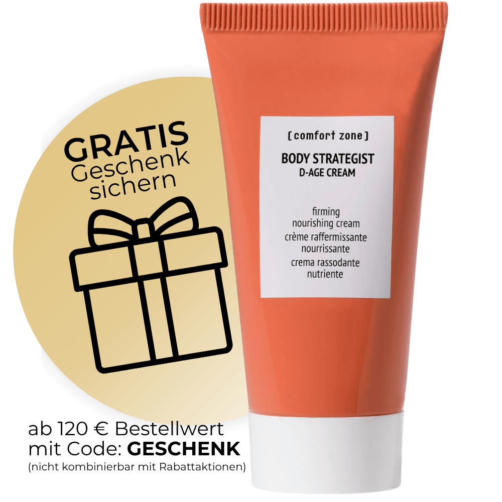 Gratis Comfort Zone Body Strategist Cream ab 120 € Bestellwert bei ANADORE KOSMETIK – straffende Körperpflege