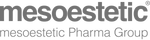 Mesoestetic Logo – transparente Version für professionelle Hautpflege mit medizinisch-kosmetischem Anspruch.