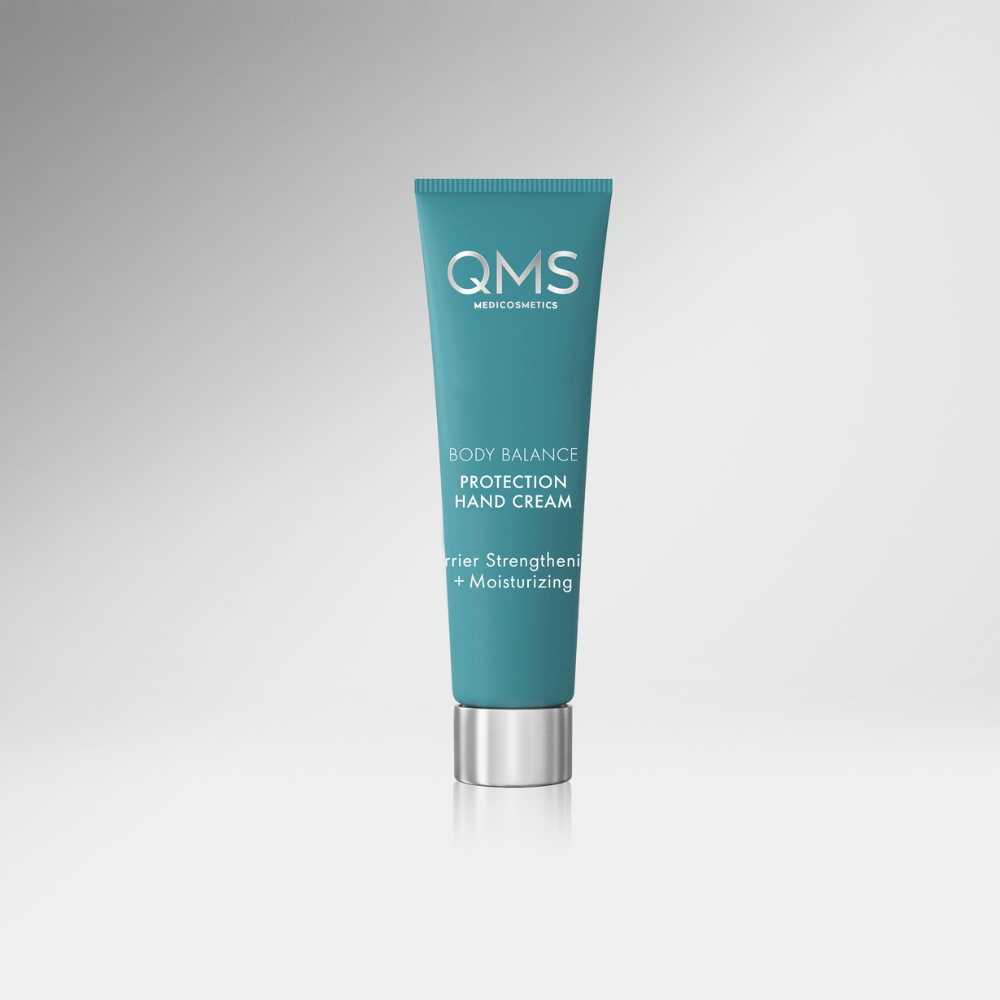 QMS Hand Cream Travel Size – Leichte, schnell einziehende Handpflege mit Feuchtigkeitskomplex, ideal für unterwegs.