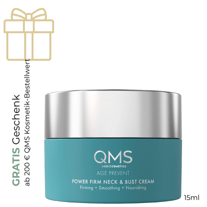 QMS Halscreme - Power Firm Neck &amp; Bust Cream 15ml - Gratis Zugabe ab 200 Euro Bestellwert