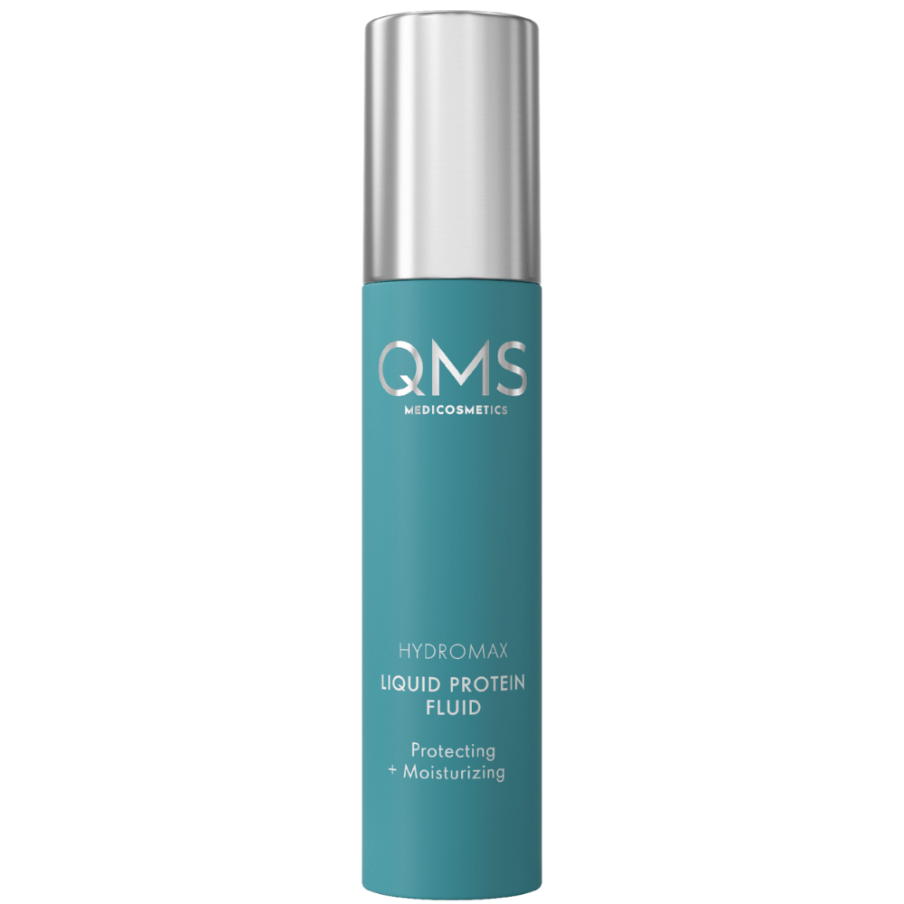 QMS Hydromax Liquid Protein Fluid 50 ml – Intensiv feuchtigkeitsspendendes Fluid mit Seidenproteinen &amp; Hyaluronsäure für glatte, geschützte Haut.