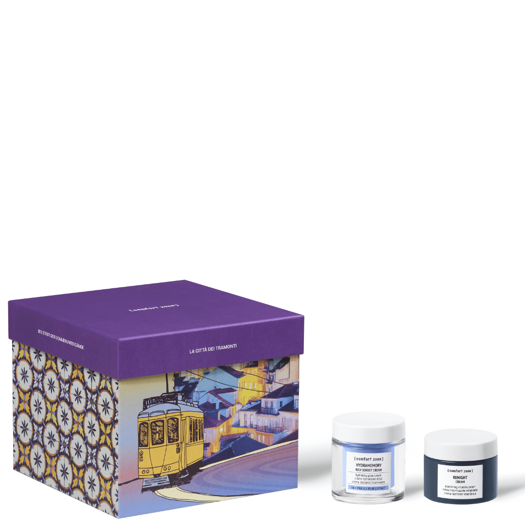 Comfort Zone The City of Sunsets Tages- und Nachtcreme im Set – exklusive Gesichtspflege in stilvoller Geschenkbox für intensive Hautpflege.