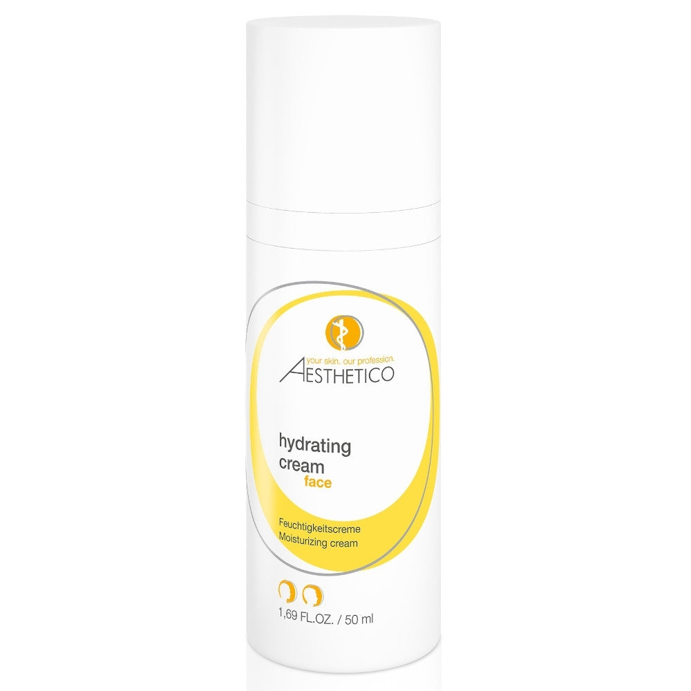 AESTHETICO Hydrating Cream – 50 ml feuchtigkeitsspendende Gesichtscreme mit Hyaluronsäure, ideal für trockene und normale Haut