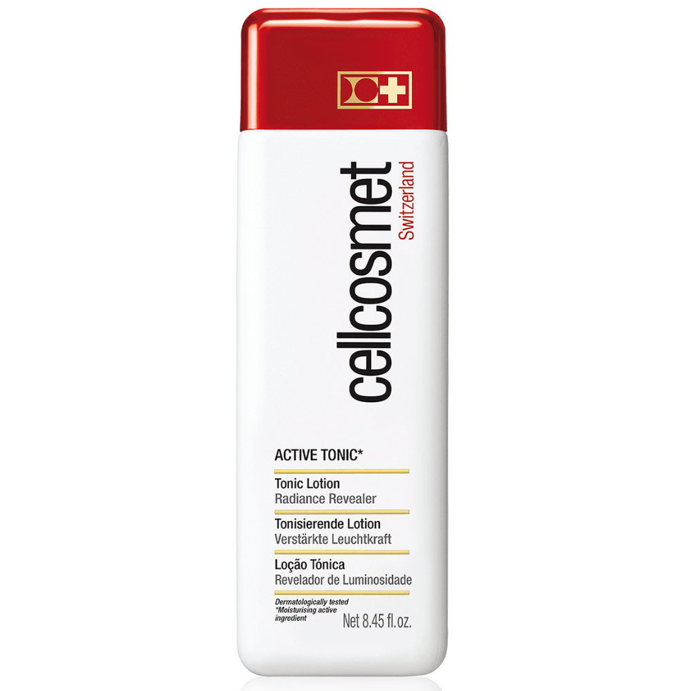 Cellcosmet Active Tonic Lotion 250 ml – belebendes Gesichtstonic mit Rosenwasser &amp; Kamille für frische, klare Haut