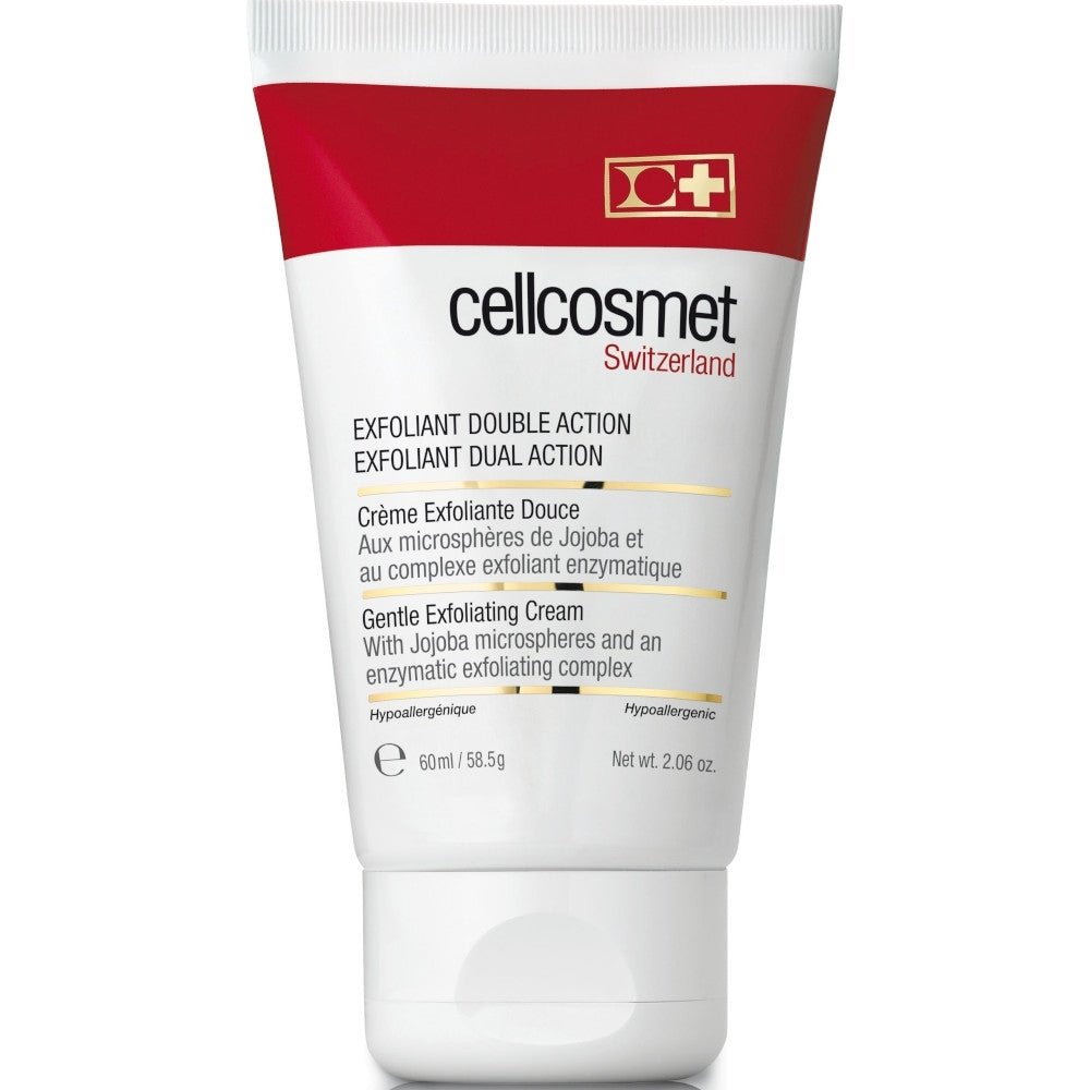 Cellcosmet Exfoliant Dual Action 60ml – intensives 2-in-1 Gesichtspeeling für glatte und strahlende Haut.