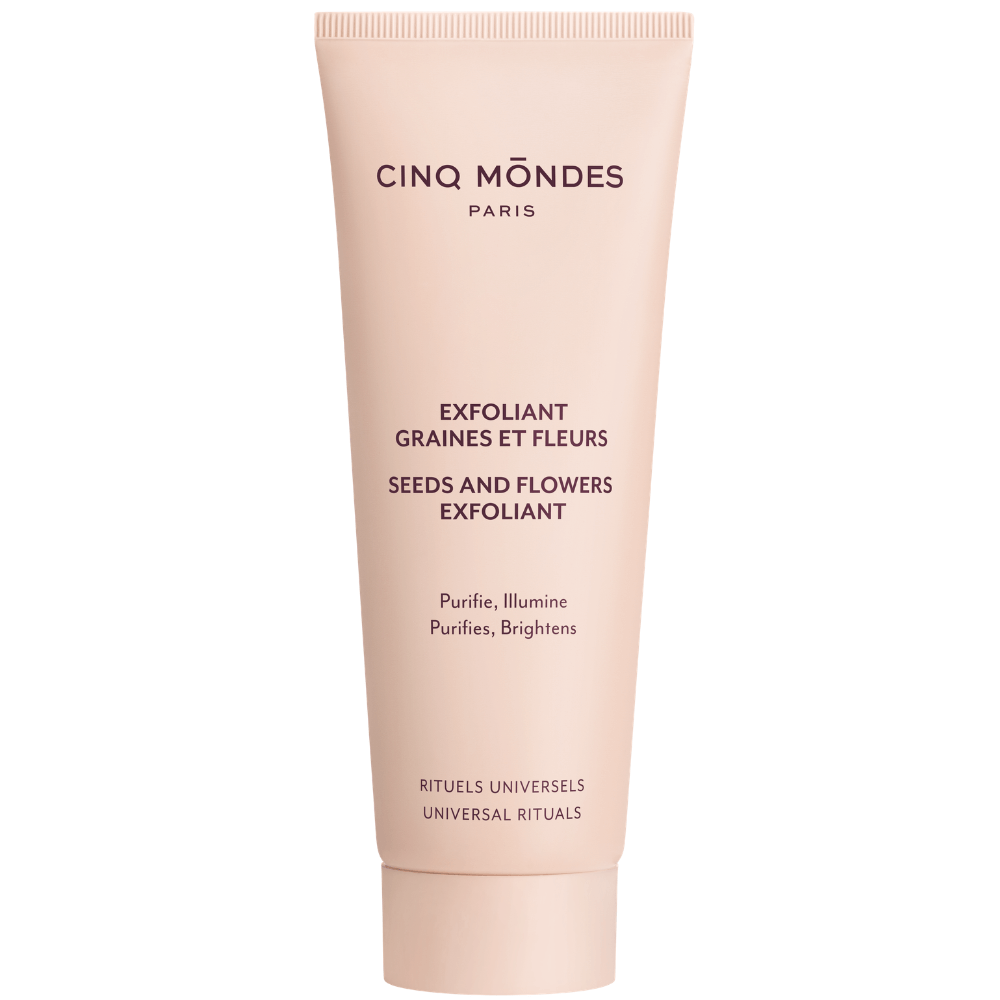 Cinq Mondes Exfoliant Graines et Fleurs Gesichtspeeling 60 ml – sanftes Peeling mit Reis-Mikropuder