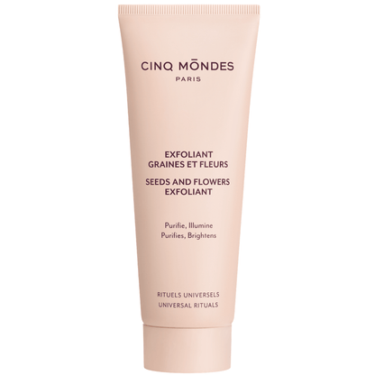 Cinq Mondes Exfoliant Graines et Fleurs Gesichtspeeling 60 ml – sanftes Peeling mit Reis-Mikropuder