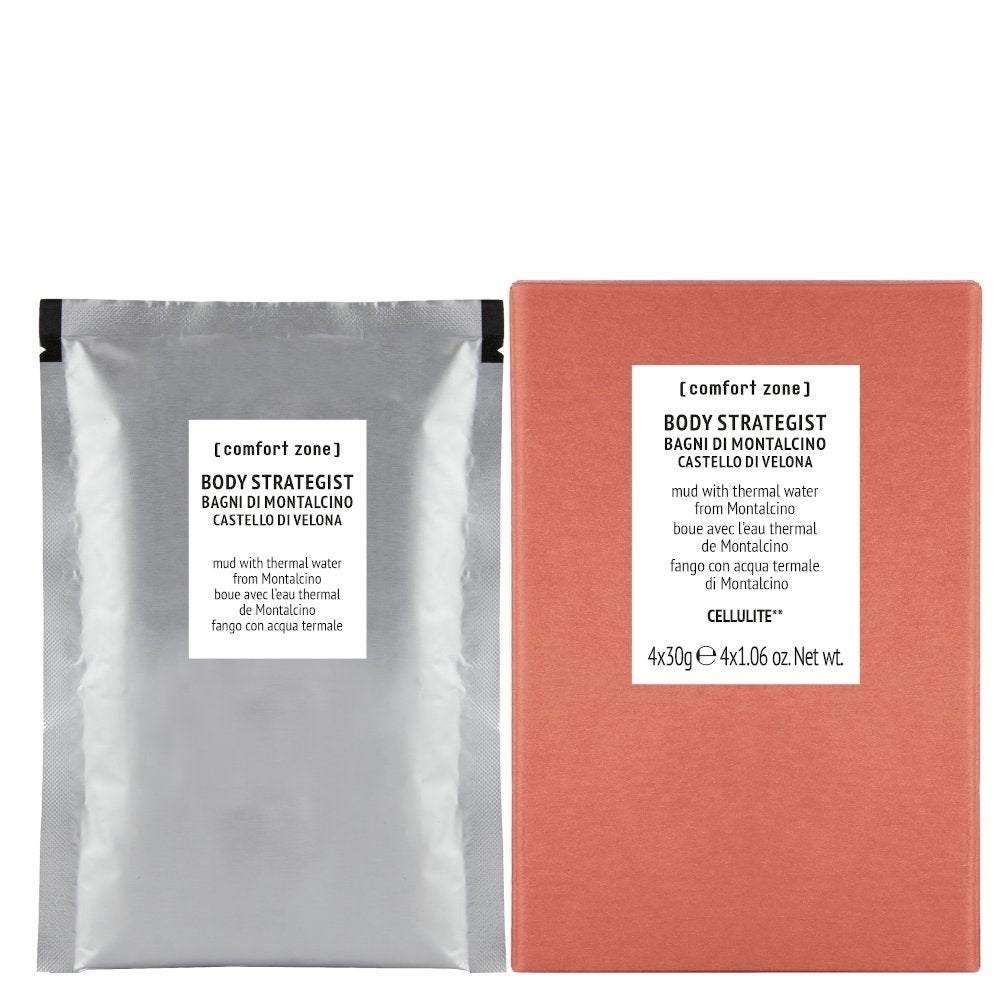 Comfort Zone Body Strategist Bagni Di Montalcino 4x30g, mineralreiches Cellulite-Schlammkur 