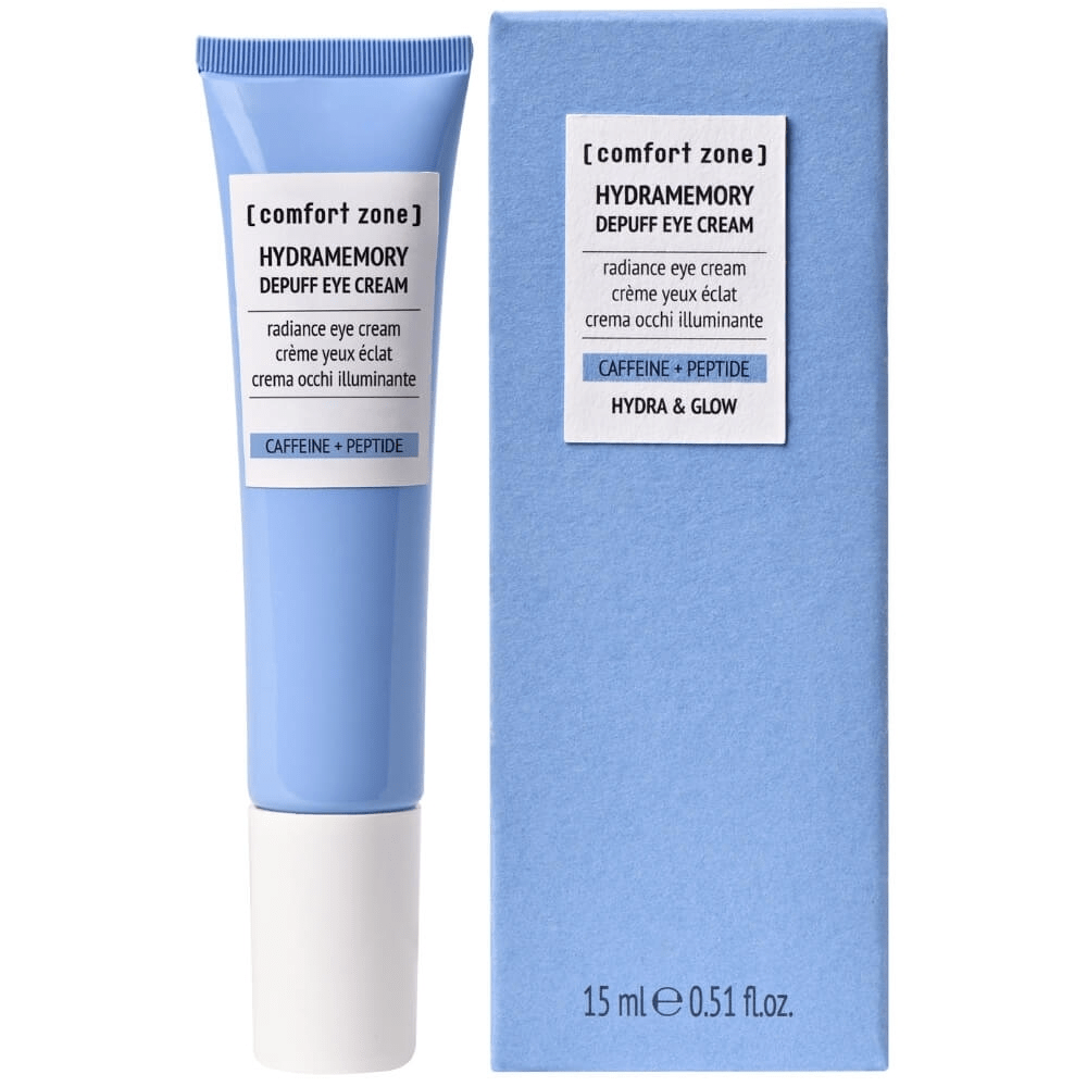 Comfort Zone Hydramemory Depuff Eye Gel 15ml, erfrischendes Augengel gegen Schwellungen - Tube mit Kartonage