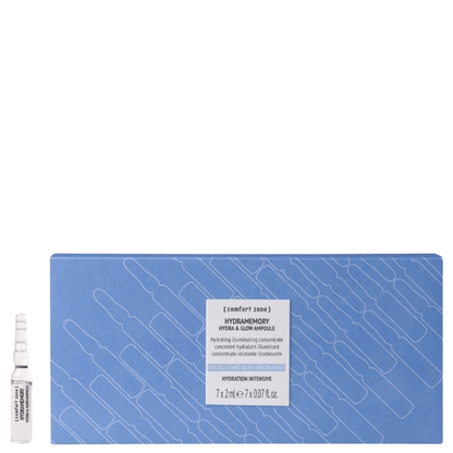Comfort Zone Hydramemory Hydra Glow Ampulle 2ml, feuchtigkeitsspendende Ampulle für strahlende Haut