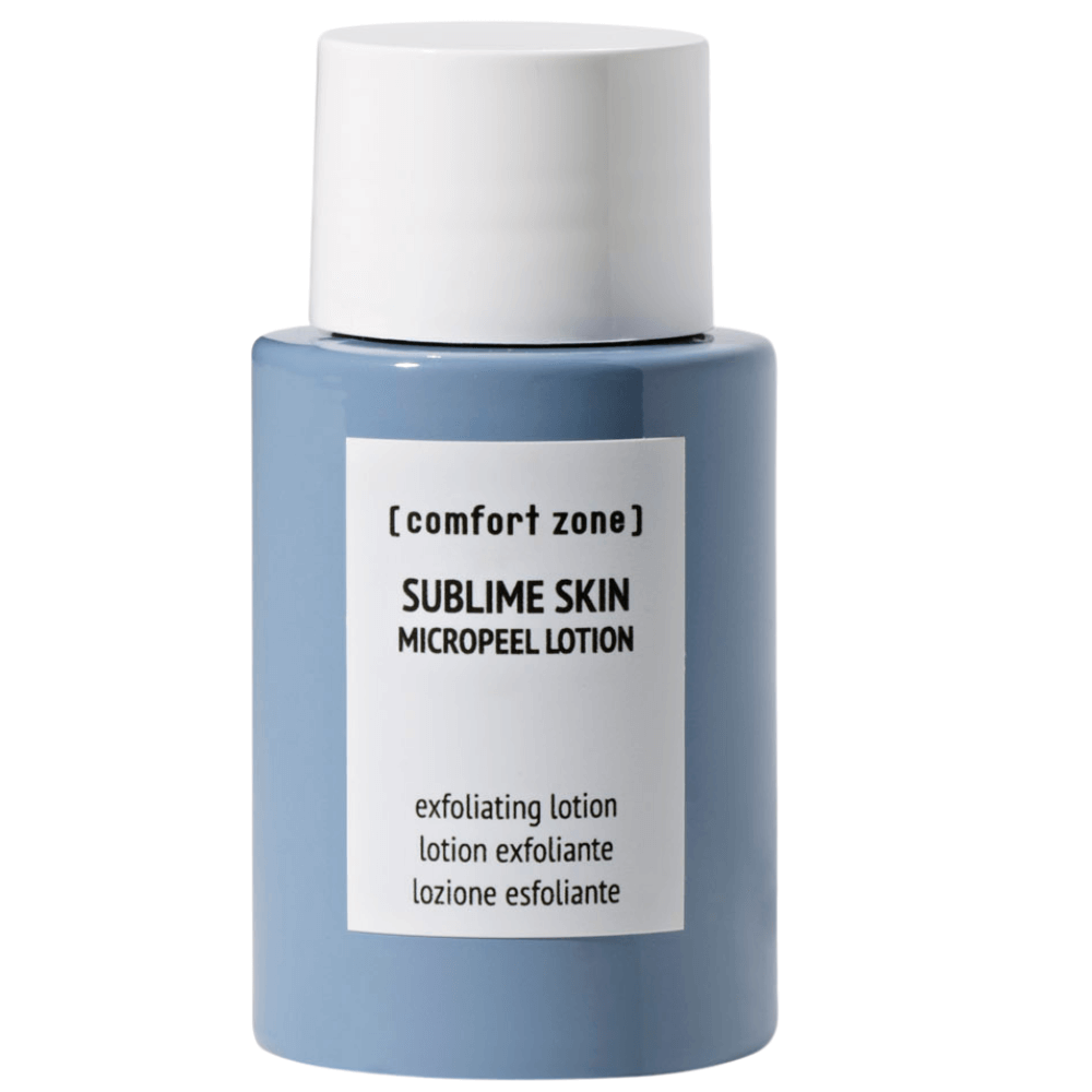 Comfort Zone Sublime Skin Micropeel Lotion 15ml Reisegröße – sanfte Peeling-Lotion mit Milchsäure &amp; Gluconolacton für verfeinerte Haut